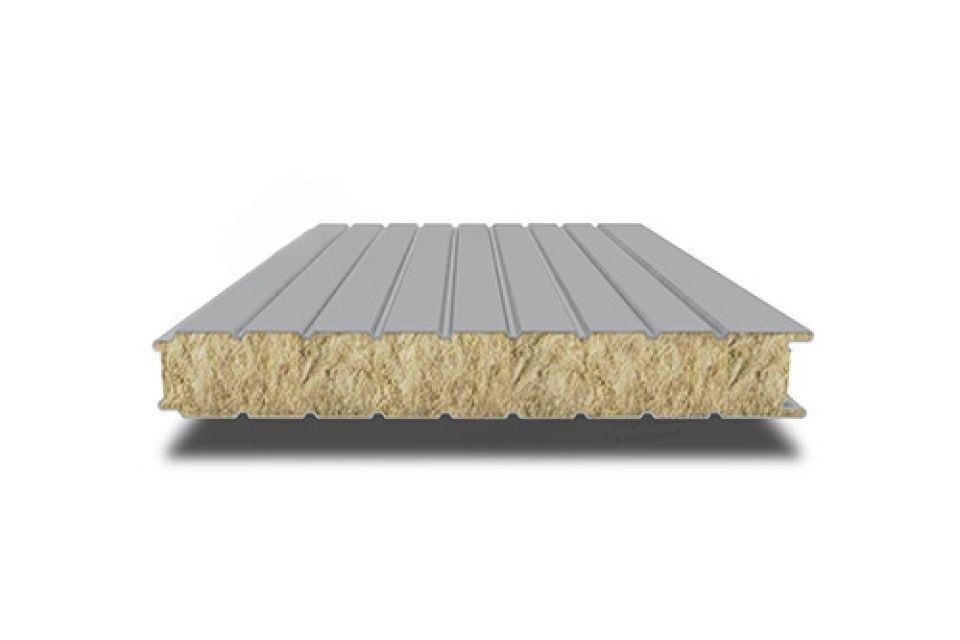 Стеновые алюминиевые сэндвич-панели PIR (ПИР), 1200х40 мм, 0.5/0.5