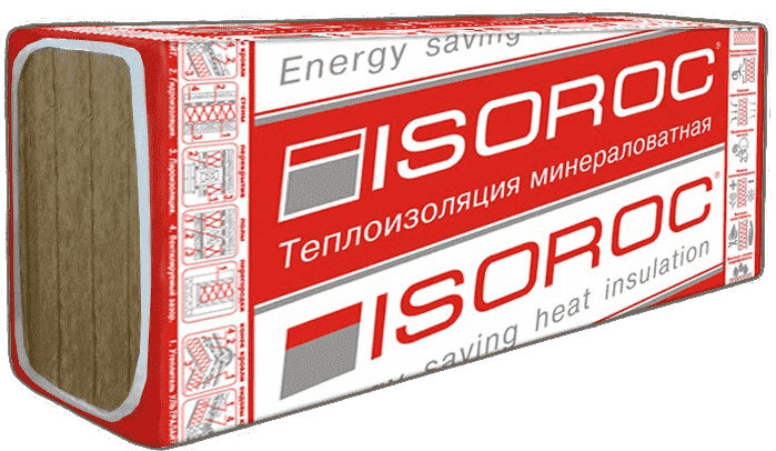 Утеплитель ISOROC Изофас -110, -140 1000х600х110 мм